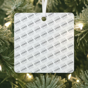 Your Image/Logo Lightened Automatically + Pattern Metal Tree Decoration