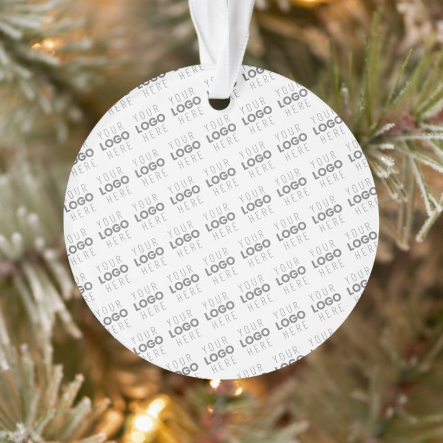 Your Image/Logo Lightened Automatically + Pattern Ornament (Tree)