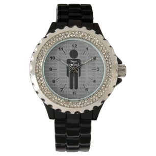 Your Image or Photo Here Custom Rhinestone Watch