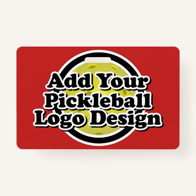 Your Image Pickleball ID Badge (Front)