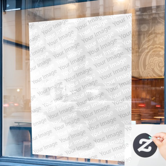 Your Image Window Cling (Cafe Window)