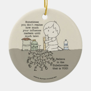 Your Influence Matters Ceramic Tree Decoration