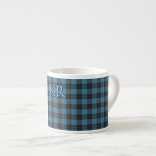 Your initials on Angus District Ancient tartan Espresso Cup