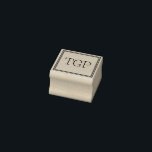 Your Initials  Rubber Stamp<br><div class="desc">Simple and elegant initials stamp is perfect for everything.</div>