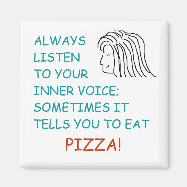 YOUR INNER VOICE - magnet - Customised (Front)