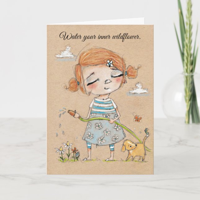 Your Inner Wildflower - Greeting Card (Front)
