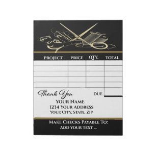 Your Invoice Notepad