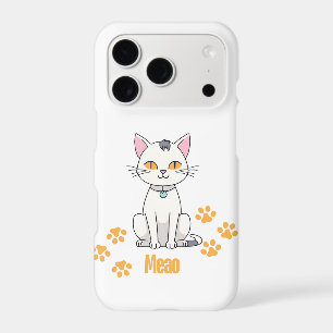 your iphone 17 white cat meaw