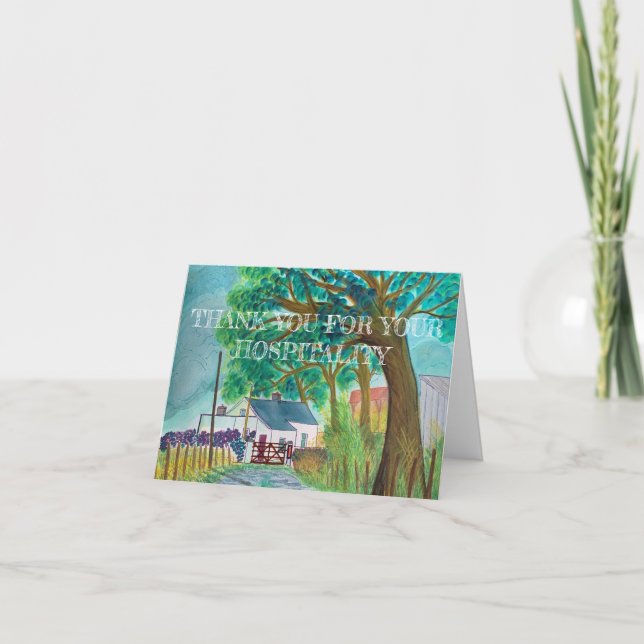 Your Irish Generosity Meant So Much Thank You Card (Front)