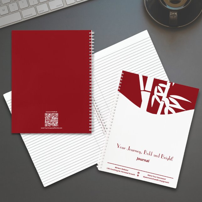 Your Journey, Bold and Bright Life Coaching Growth Notebook (Your Journey, Bold and Bright Life Coaching Growth Notebook - Bamboo Silhouette)