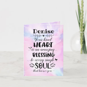 Your Kind Heart is a Blessing Card