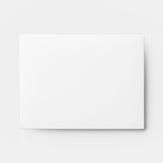 Your Letter. Custom Monogram. Black and White Envelopes