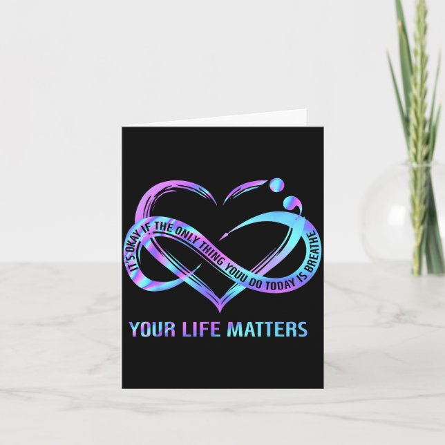 Your Life Matters Prevention Awareness Stay Card (Front)