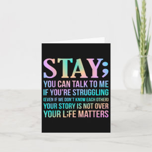 Your Life S Happy Suicide Awareness Support Graphi Card