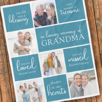 Your Life Was a Blessing Photo Collage Sympathy