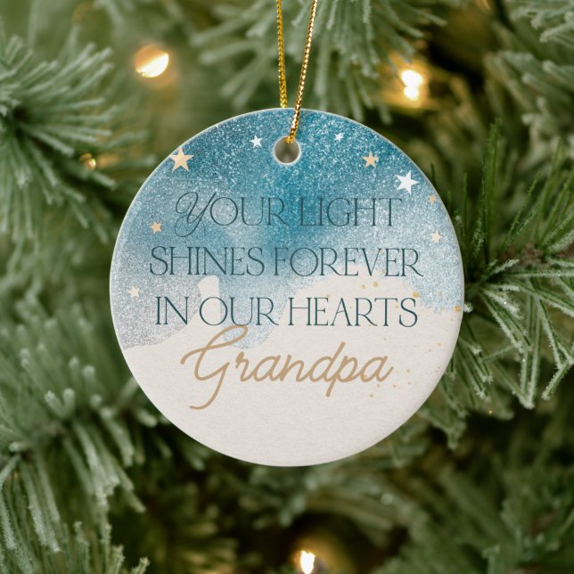 Your Light Shines Forever Ceramic Tree Decoration (Tree)