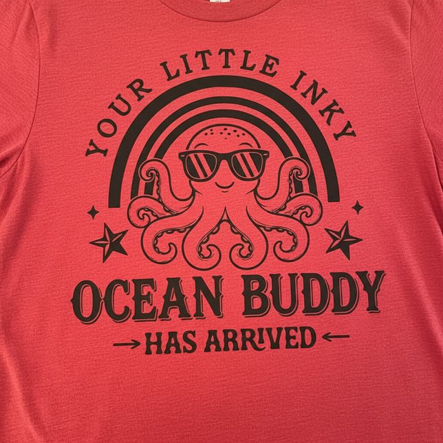 Your Little Inky Ocean Buddy Baby Octopus T-Shirt (Creator Uploaded)