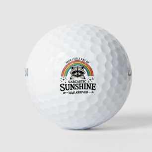 Your Little Ray Of Sarcastic Sunshine Sarcastic Golf Balls