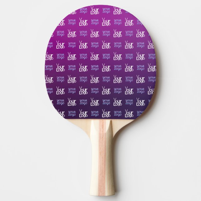 Your Logo | 2 Uploaded Images or Business Logos  Ping Pong Paddle (Front)