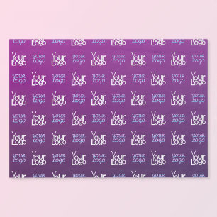 Your Logo   2 Uploaded Images or Business Logos  Tissue Paper