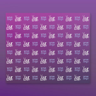 Your Logo   2 Uploaded Images or Business Logos  Wrapping Paper