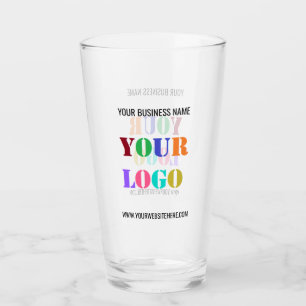 Your Logo abnd Text Glass Promotional Business