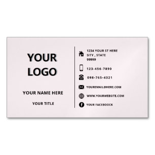Your Logo Adress Info Business Cards Template