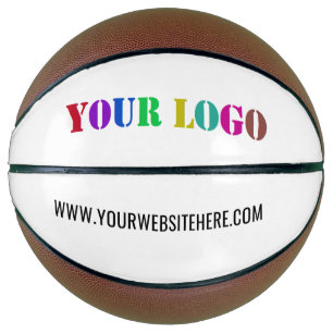 Your Logo and Custom Text Company Basketball