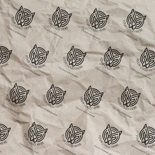 Your Logo and Social Media, Packaging Business  Rubber Stamp