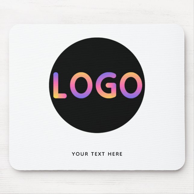 Your Logo And Text Here Mousepad (Front)