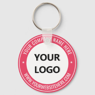 Your Logo and Text Keychain Promotional Company