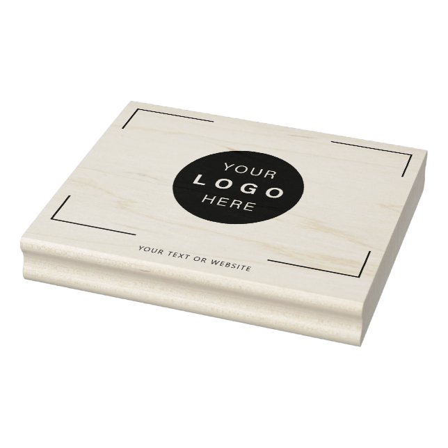 Your logo and text professional large rubber stamp (Stamp)