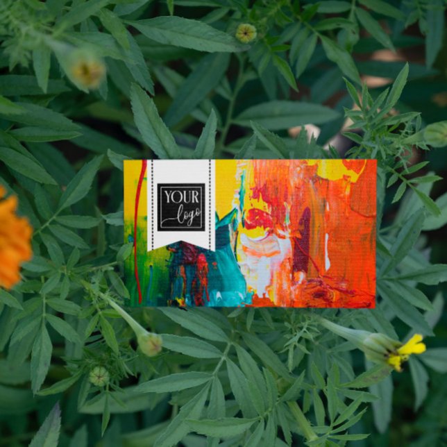 Your Logo Artwork Artist Art Studio Business Card (Creator Uploaded)