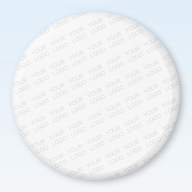 Your Logo Automatically Lightened & Repeating Magnet (Creator Uploaded)