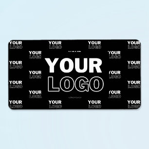 Your Logo & Background Repeating Logo   Black Label