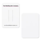 Your Logo Bow Hair Clip Display Card Vertical