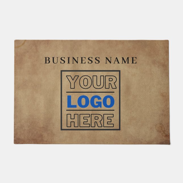 Your Logo Brand | Business Company  Doormat (Front)