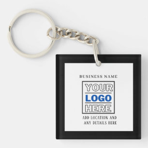 Your Logo Brand Business Company Key Ring