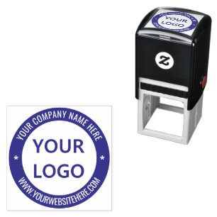 Your Logo Branded Business Colour Stamp Example