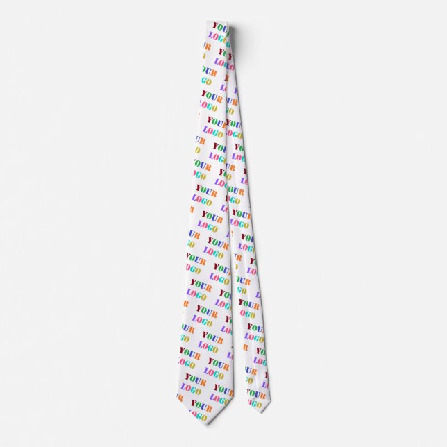 Your Logo Branded Neck Tie Example Choose Colour (Front)