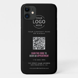 Your Logo Business Card with QR Code Case-Mate iPhone Case