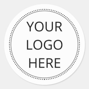 Your Logo Business Classic Round Sticker