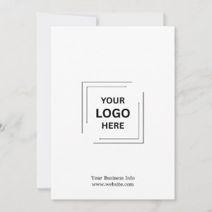 Your Logo   Business Corporate Minimalist Card