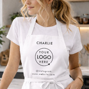 Your Logo   Business Corporate Modern Minimalist Apron