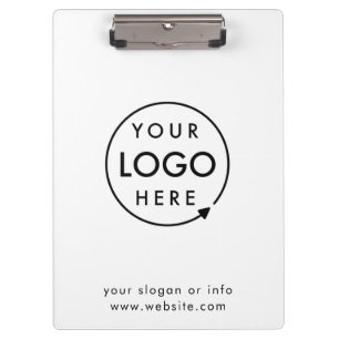 Your Logo Business Corporate Modern Minimalist Clipboard