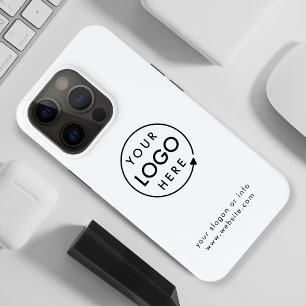 Your Logo   Business Corporate Modern Minimalist iPhone 15 Pro Case