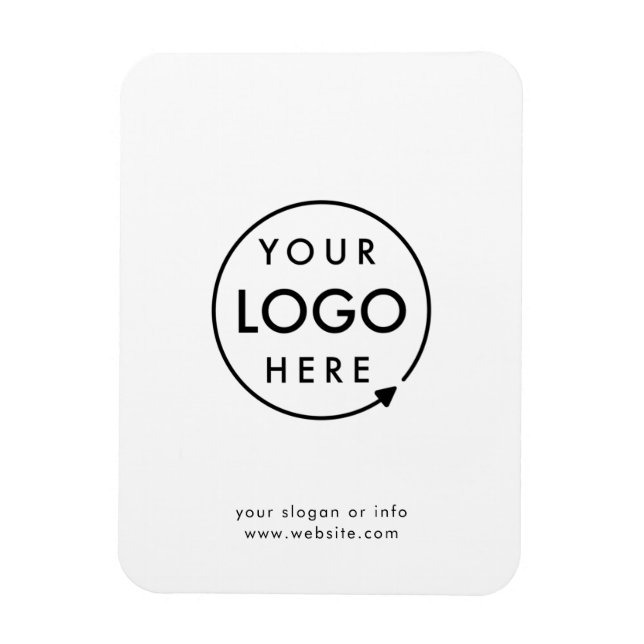 Your Logo | Business Corporate Modern Minimalist Magnet (Vertical)