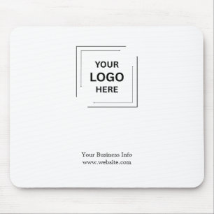 Your Logo   Business Corporate Modern Minimalist Mouse Pad
