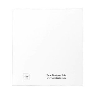 Your Logo Business Corporate Modern Minimalist Notepad