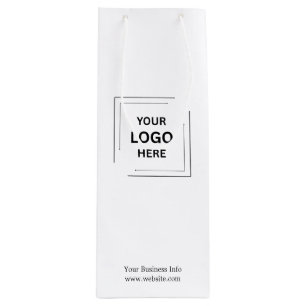 Your Logo   Business Corporate Modern Professional Wine Gift Bag